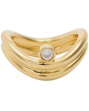 RAGBAG STUDIO Odile Embellished Band Ring - Natural