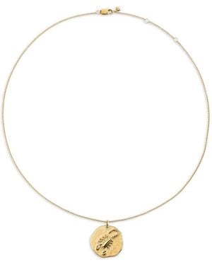 Monica Vinader Scorpio Zodiac Necklace - White