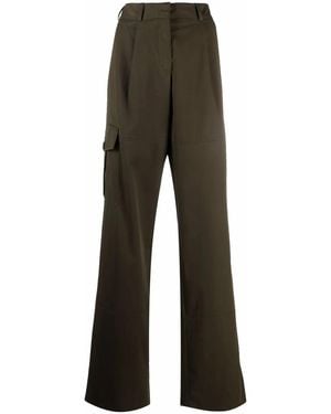 Nina Ricci Wide-Leg Cargo Trousers - Green