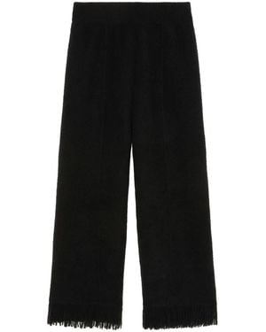 Alanui Wide-Leg Trousers - Black