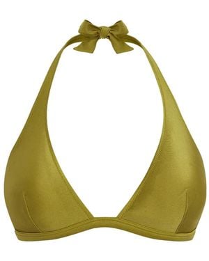 Vilebrequin Top De Bikini Con Cuello Halter - Verde