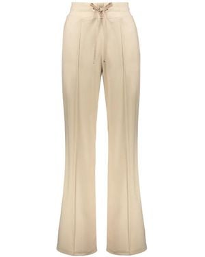 Moorer Flared Drawstring Pants - Natural