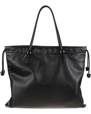 Jimmy Choo Large Leather Tote Bag - Black