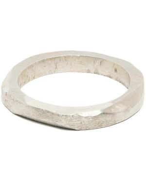 Paura Anillo Ara Anello Con Efecto Forjado - Blanco