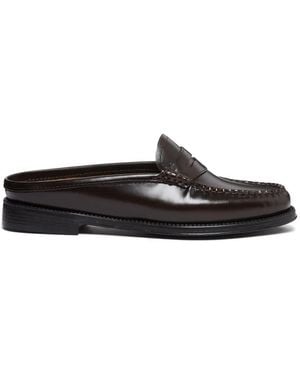 G.H. Bass & Co. Easy Weejuns Penny Mules - White