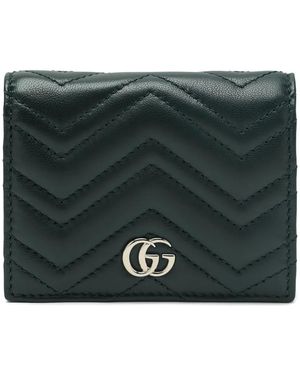 Gucci Kleines Portemonnaie Mit Logo - Grau