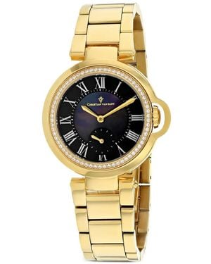 Christian Van Sant Cybele Crystal-Bezel 35Mm Watch - Metallic
