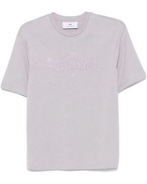 Chiara Ferragni スタッズ Tシャツ - パープル