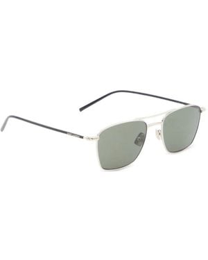 Saint Laurent Square-Frame Sunglasses - Metallic