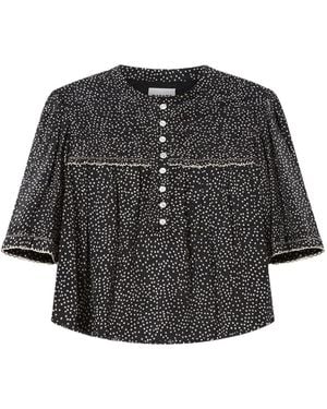 Isabel Marant Douna Top - Black