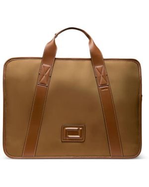 Lancel 45 Mistral Logo-Patch Holdall - Brown