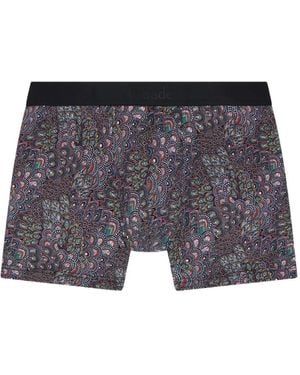Aubade Patterned-Print Boxer Briefs - Blue