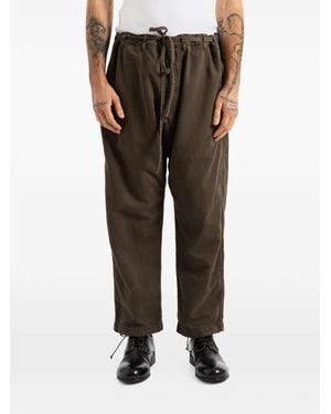 Casey Casey Pantalon Tie Me Up - Marron