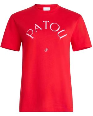 Patou ロゴ Tシャツ - レッド
