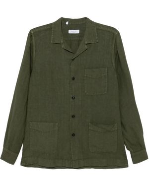 Boglioli Chemise À Poches Multiples - Green