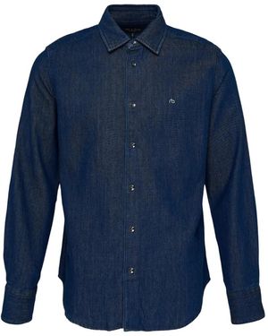 Rag & Bone Chemise Tomlin En Jean - Blue