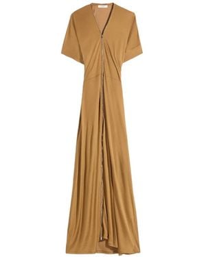 Lemaire Zip Dress - Metallic