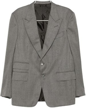 Tom Ford Wool Blazer - Gray