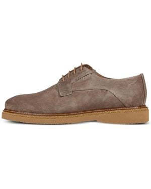 Poche Paris Derby-Schuhe Aus Wildleder - Braun