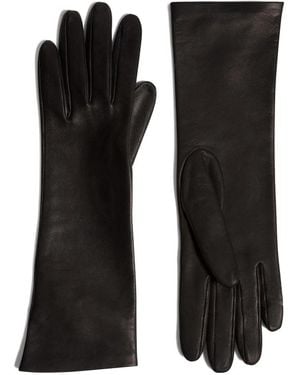KHAITE Remo Leather Gloves - Black