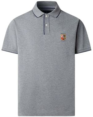 Hackett Heritage Poloshirt Mit Logo-Stickerei - Grau