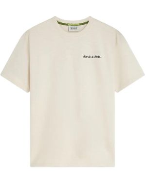 Scotch & Soda T-Shirt mit Logo-Detail - Weiß