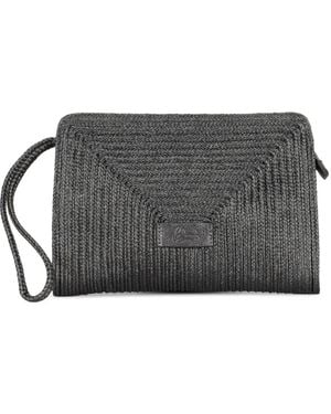Castañer Bali Clutch Bag - Grey
