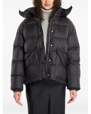 Samsøe & Samsøe Wattierte Sahanay Jacke Mit Steppung - Schwarz