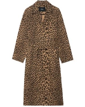 Zadig & Voltaire Cappotto Con Stampa - Neutro