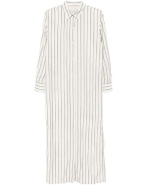 Bambah Hannah Striped Dress - White