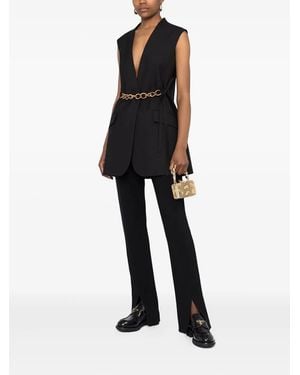 Givenchy Chaleco Con Cinturón De Cadena - Negro