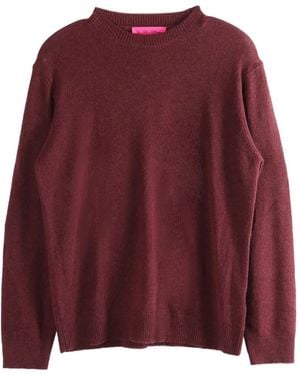 The Elder Statesman Jersey con cuello redondo - Rojo