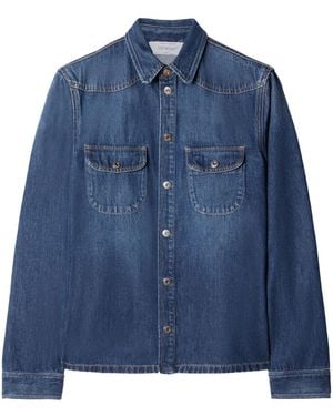 Off-White c/o Virgil Abloh Denim Shirt Front Pockets - Blue
