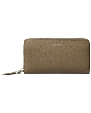 Tory Burch Romy Zip Continental Wallet - Gray