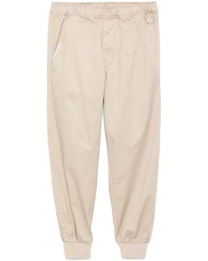 Aape By A Bathing Ape Logo-Patch Tapered Trousers - Natural