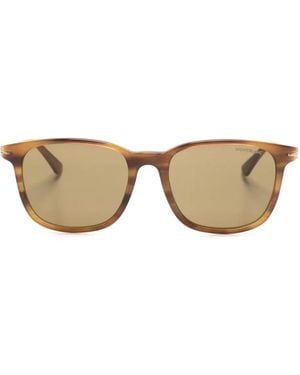 Montblanc Rectangle-Frame Sunglasses - Natural