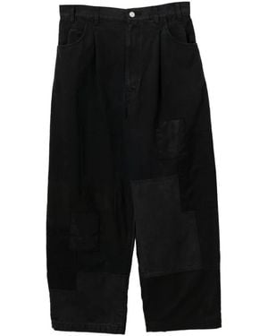 Comme des Garçons Patchwork Trousers - Black