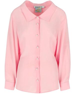 BERNADETTE Guido Pearl-Button Shirt - Pink