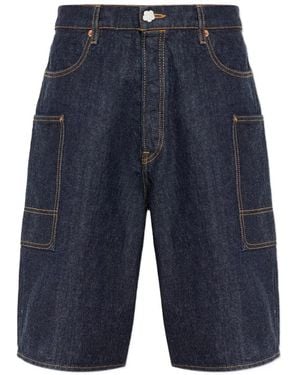 KENZO Cargo-Style Denim Shorts - Blue