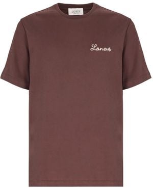 Laneus ロゴ Tシャツ - パープル