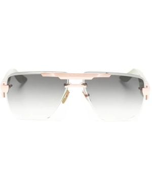 Maybach Occhiali Da Sole Stile Pilota - Bianco