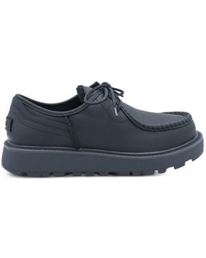 UGG Loften Whipstitch-Detail Lace-Up Derby Shoes - Blue