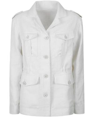 Eleventy Sequin-Embellished Fitted Jacket - Grey