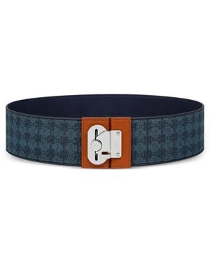 Fpm Milano Cintura Butterfly Elasticizzata Con Motivo - Blu