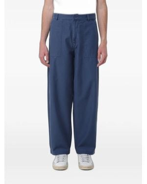 Blauer Wide-Leg Cotton Pants - Blue