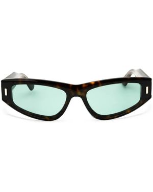 Calvin Klein Tortoiseshell-Effect Cat-Eye Frame Sunglasses - Green