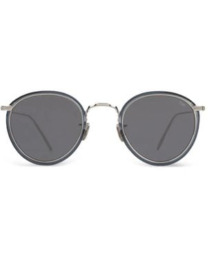 Eyevan 7285 Lunettes De Soleil À Monture Ronde - Grey
