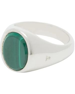 Tom Wood Lizzie Signet Ring - Blue