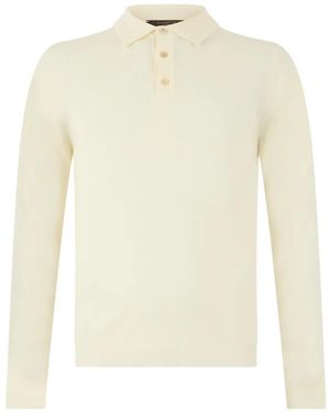 Slowear Long-Sleeve Polo Shirt - White