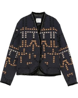forte_forte Samarcanda Jacquard Jacket - Black